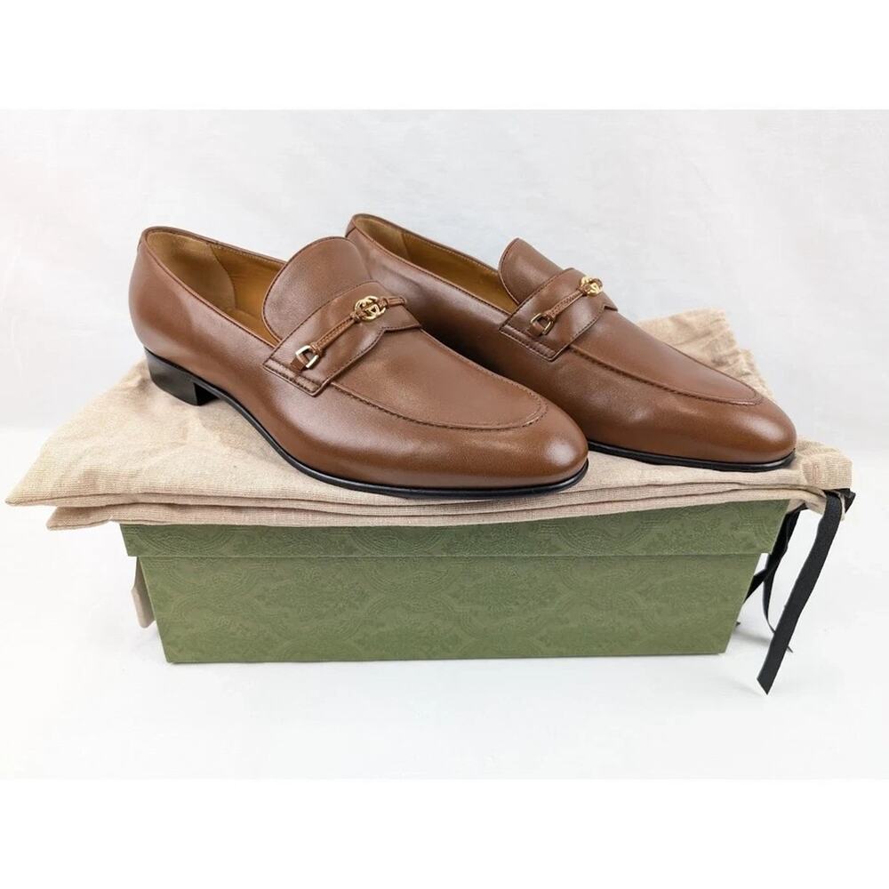 Gucci Supple Lamb Loafers in Cuir BNWB 9.5 US